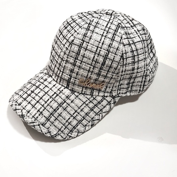 Chanel Tweed Baseball Cap 